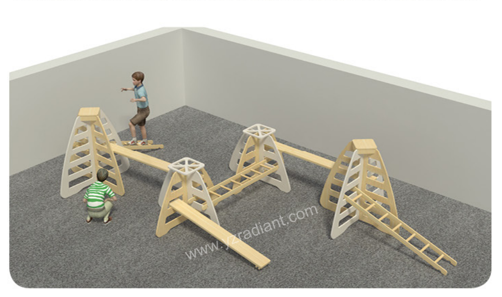平衡木中小型儿童游乐设施幼儿园等公共区域休闲娱乐场所  RDT-D006